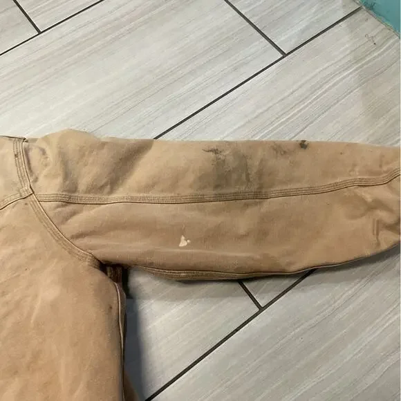 Vintage 90’s Tan Carhartt Jacket - Picture 5 of 7